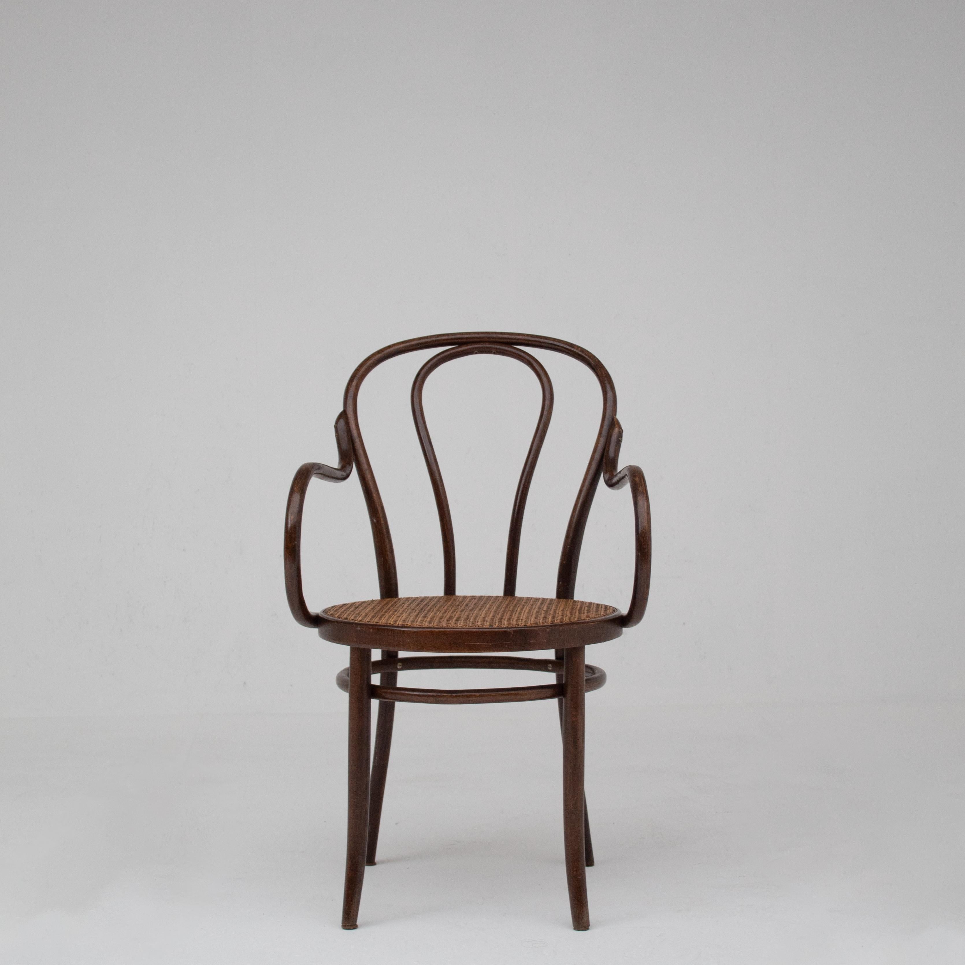 Paire de fauteuils en bois de Thonet en vente 1