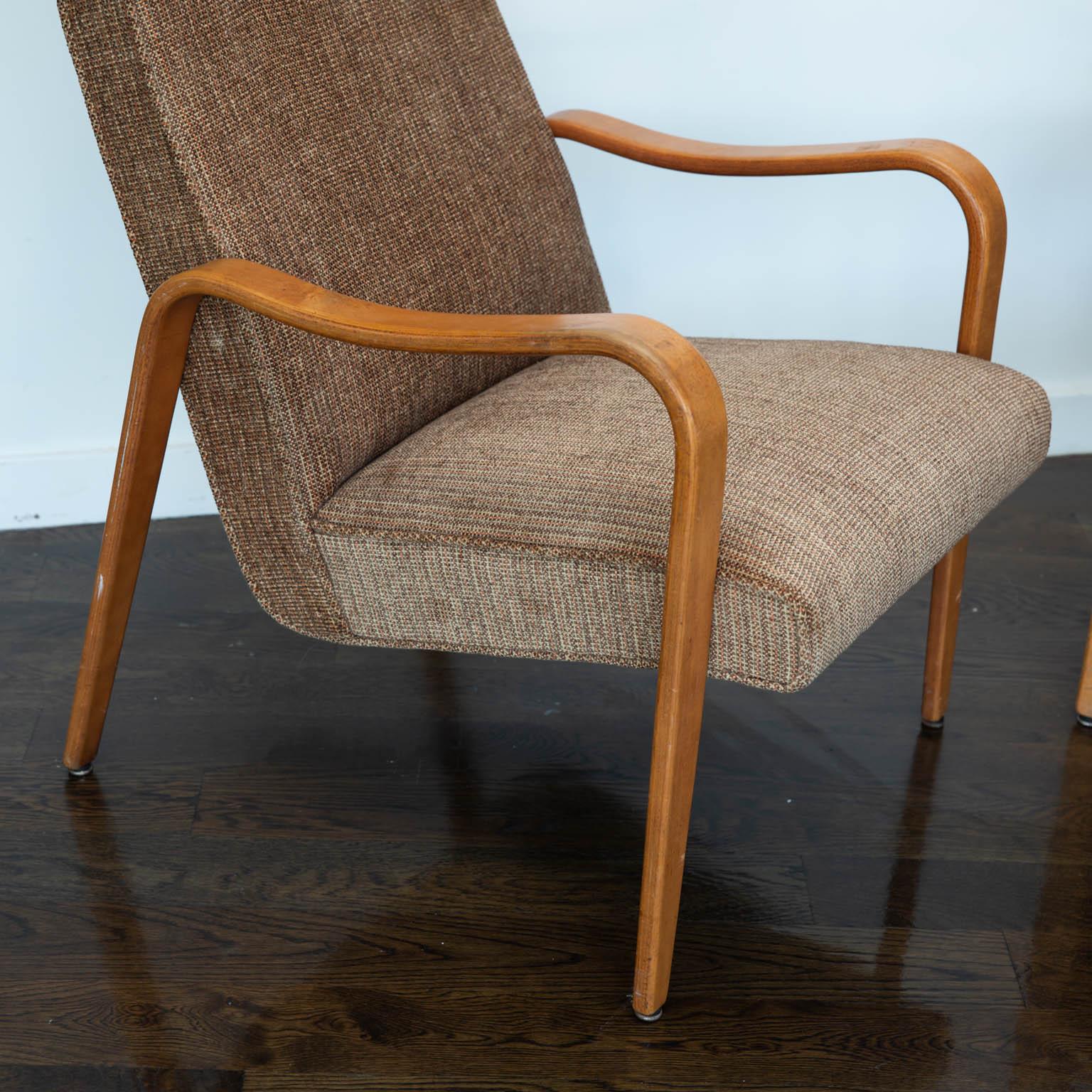 Pair of Thonet Bentwood Armchairs 1