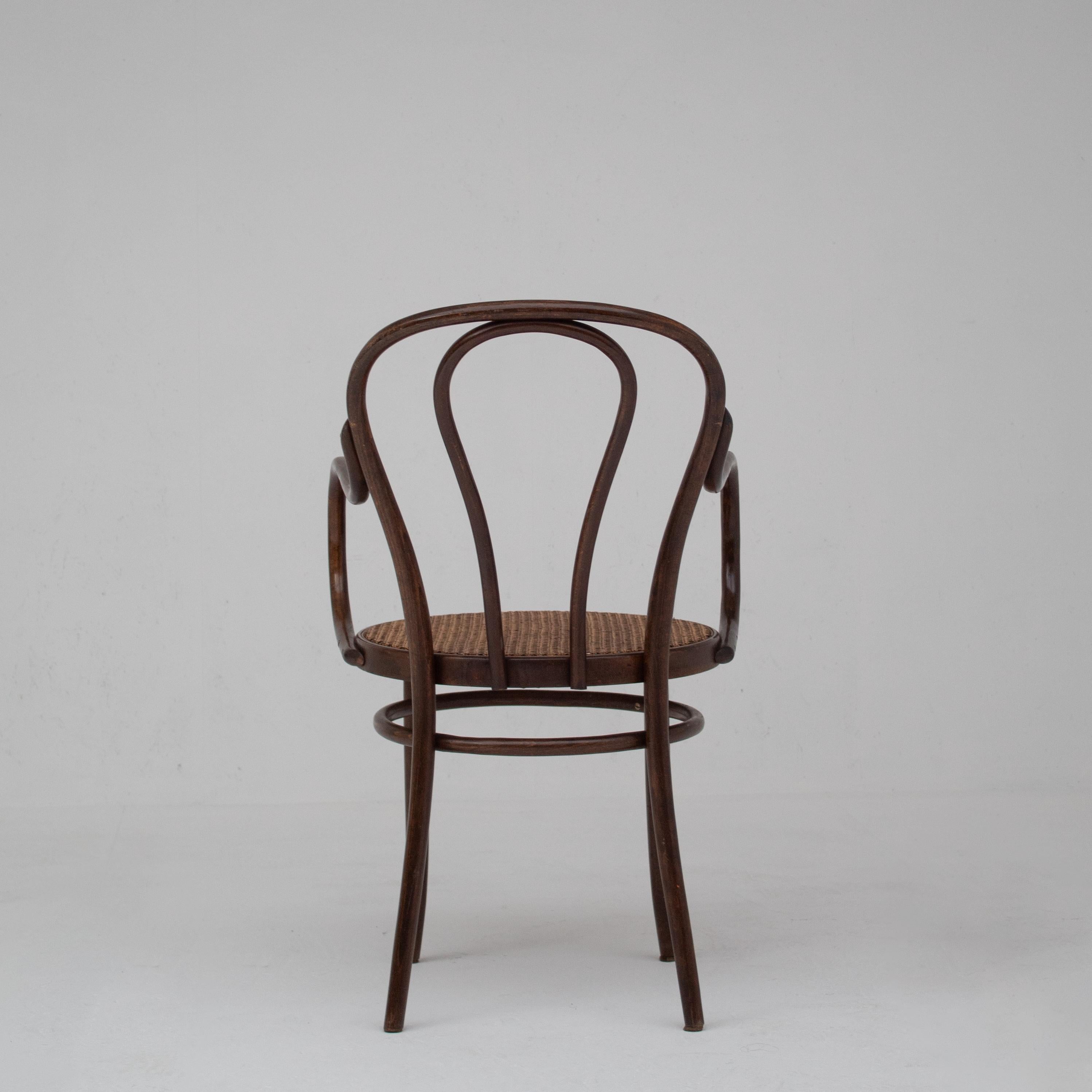 Paire de fauteuils en bois de Thonet en vente 2