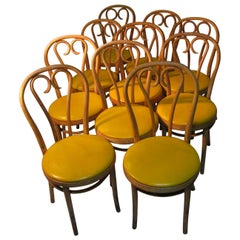 Pair of Thonet Bentwood Cafe Bistro Dining Chairs