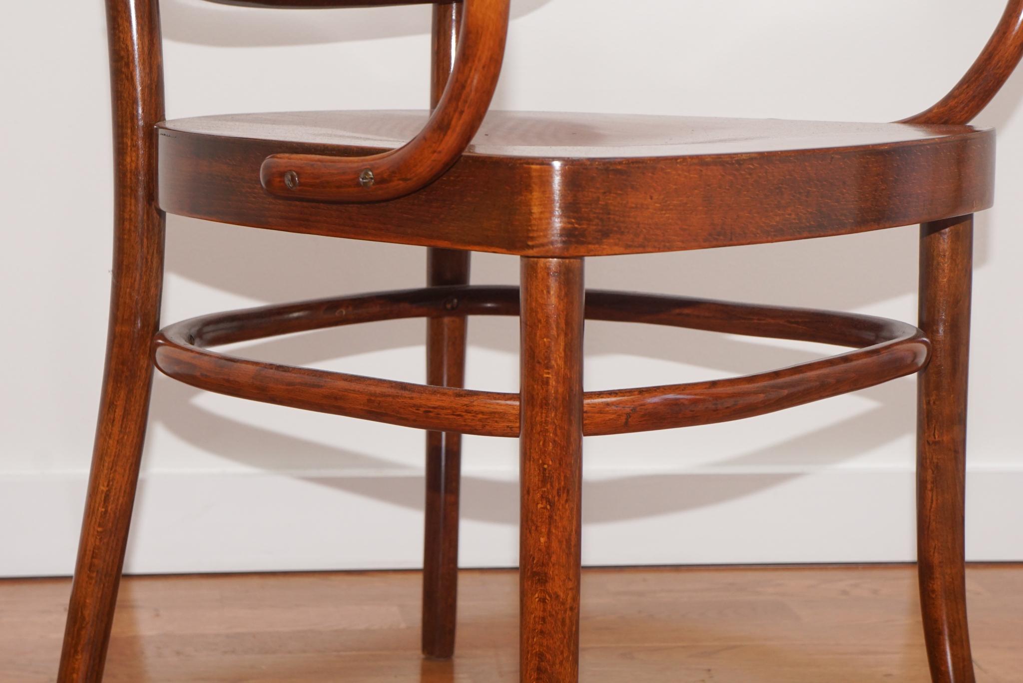 Revival Pair of Thonet Bentwood Chairs