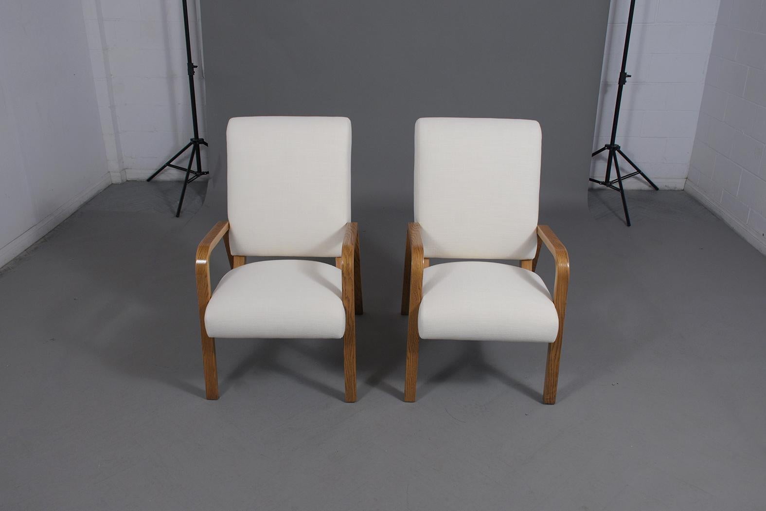 Carved Thonet Lounge Chairs
