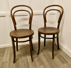 Pair of  Thonet Bistro Bentwood Chairs