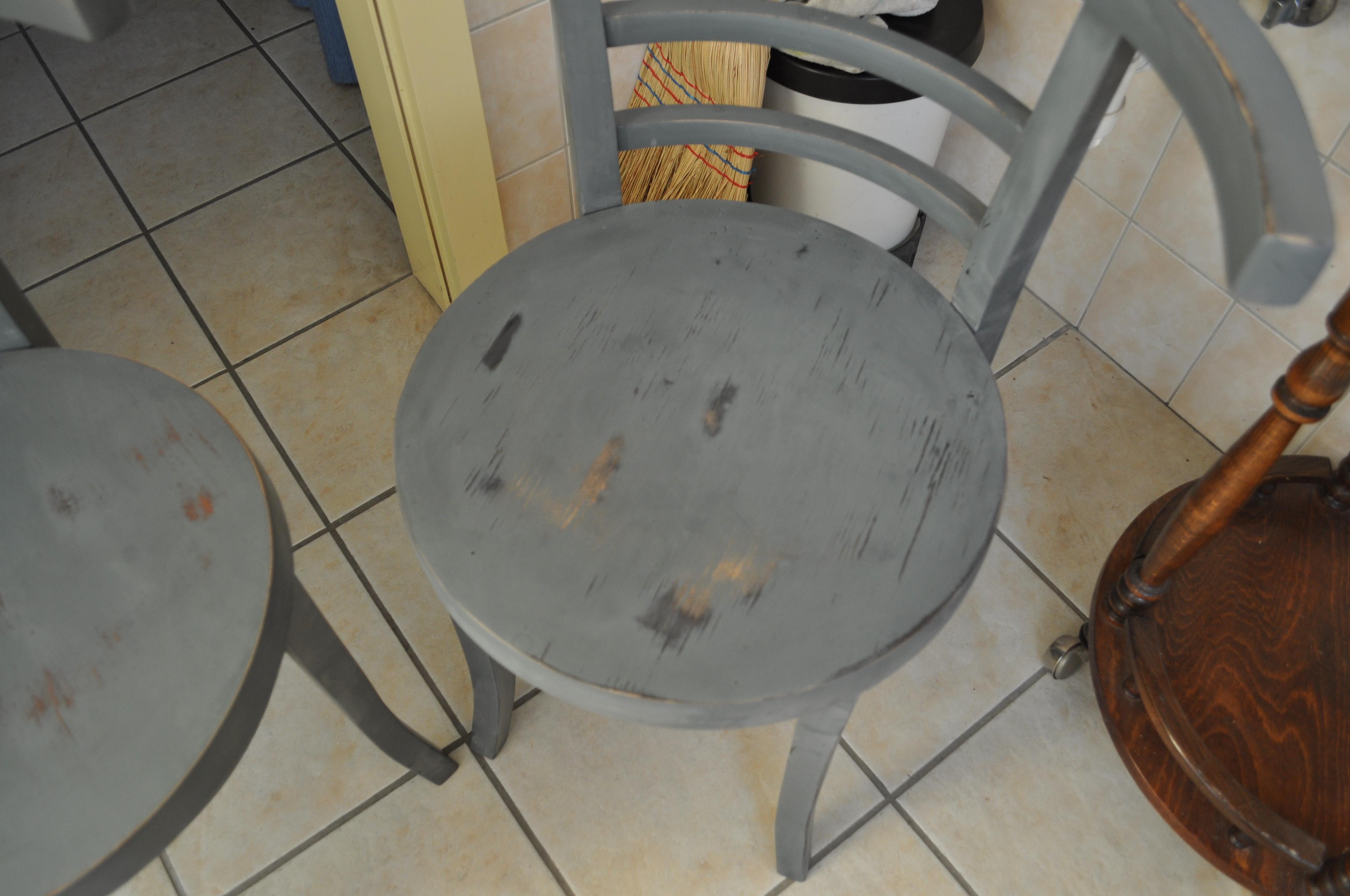 Pair of Thonet Bistro Chair, 1930 In Good Condition For Sale In Lábatlan, HU