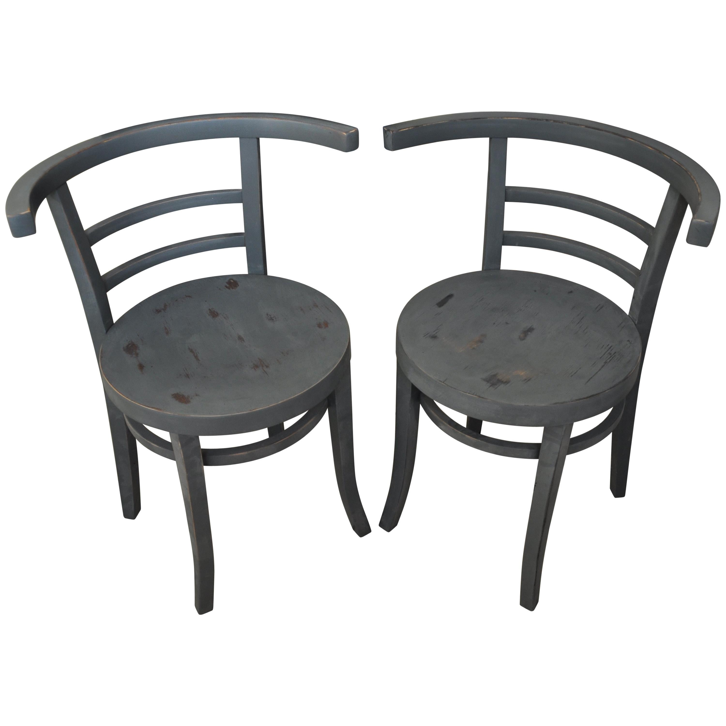 Pair of Thonet Bistro Chair, 1930 For Sale