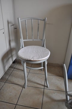 Pair of Thonet Bistro Gray Chair, circa 1900