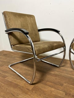 Coppia di sedie da salotto a sbalzo Thonet KS46 di Anton Lorenz Ca. 1980s