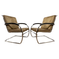Pair of Thonet KS46 Cantilever Lounge Chairs by Anton Lorenz Ca. 1980s