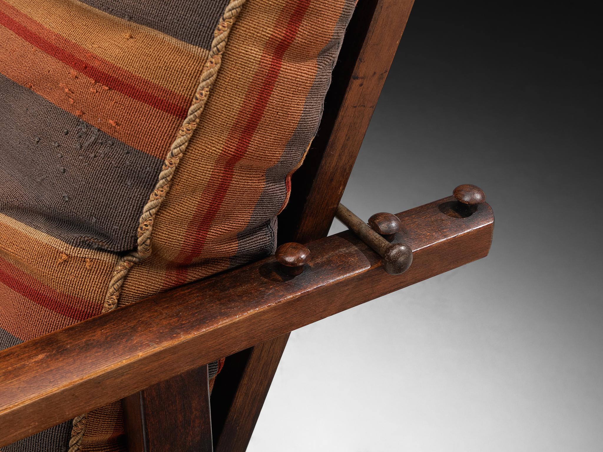 Mid-Century Modern Paire de chaises longues inclinables en bois breton de Thonet en vente