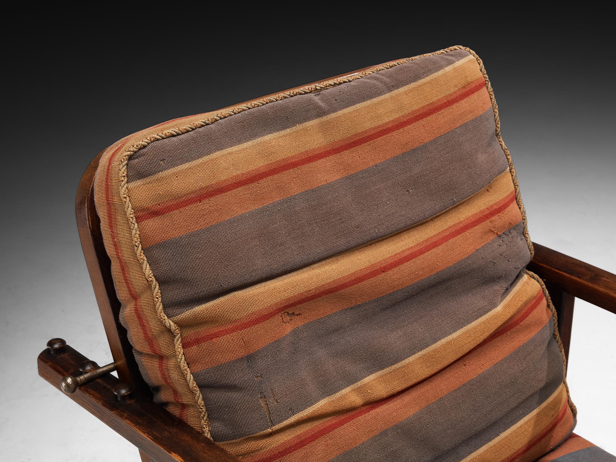 Paire de chaises longues inclinables en bois breton de Thonet en vente 2