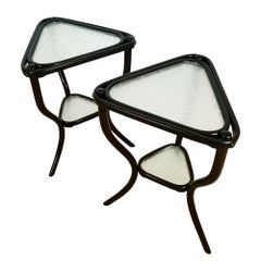 Pair of Art Nouveau Thonet Side Tables - Vienna, 1904