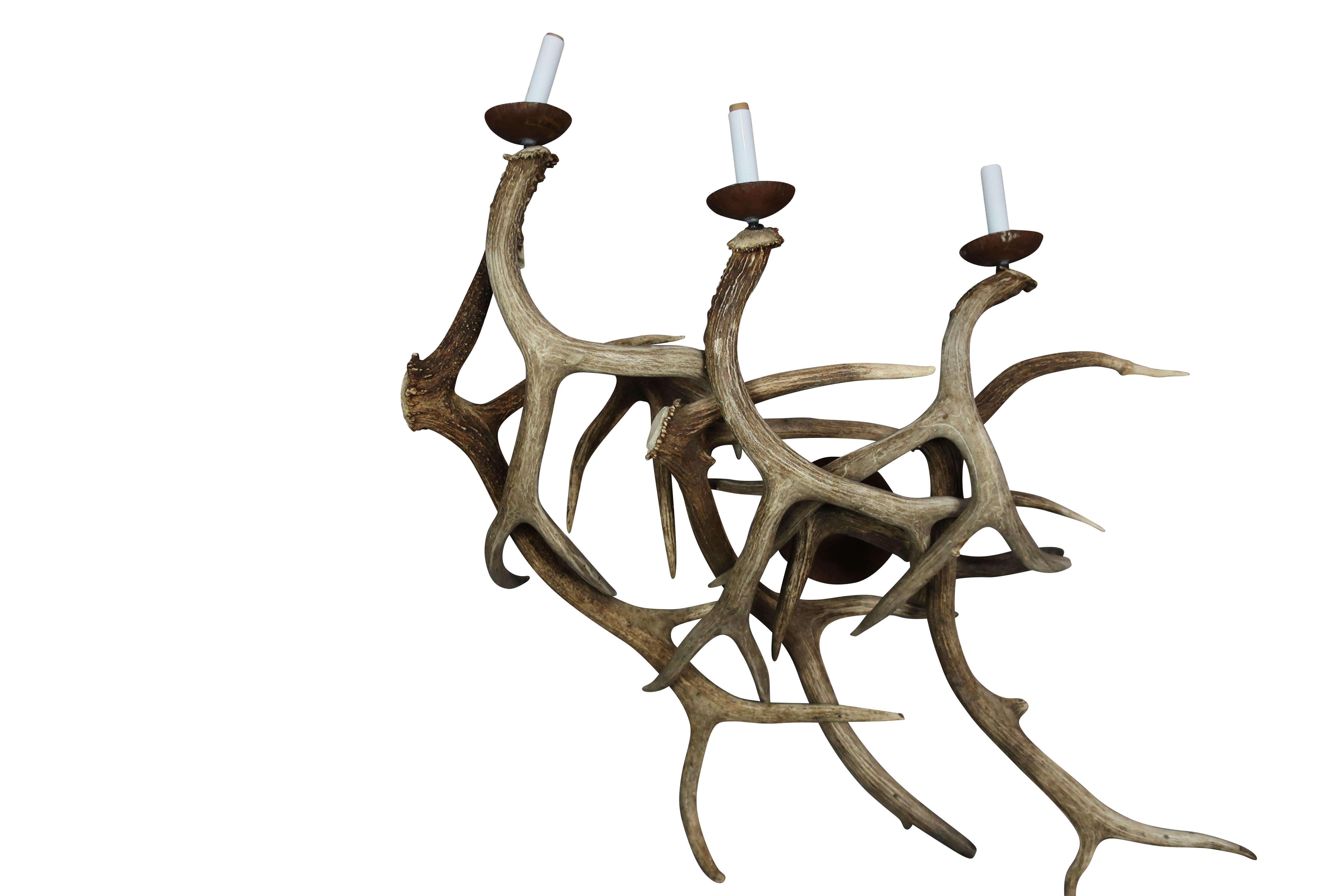 antler wall lights