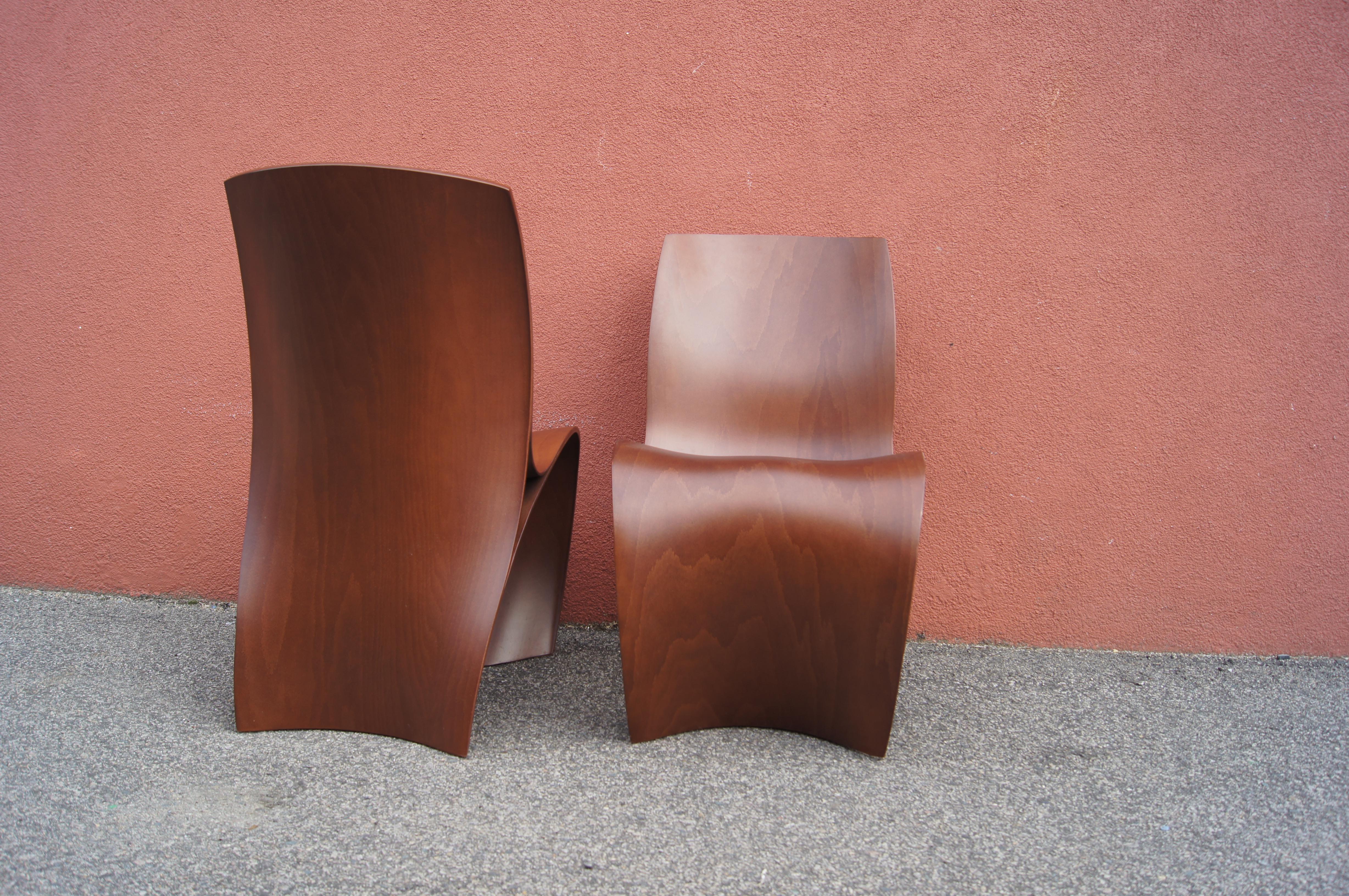 Pair of Three Skin Chairs by Ron Arad for Moroso In Good Condition In Dorchester, MA