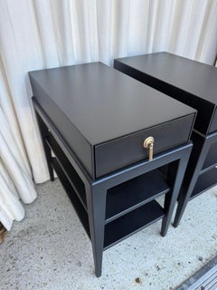 Pair of Three-Tiered Night Stands by Hickory White