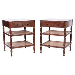 Pair of Three Tiered Stands or Tables