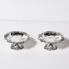 Pair of Tiffany and Co. Sterling Silver "Blackberry" Compotes/Tazza