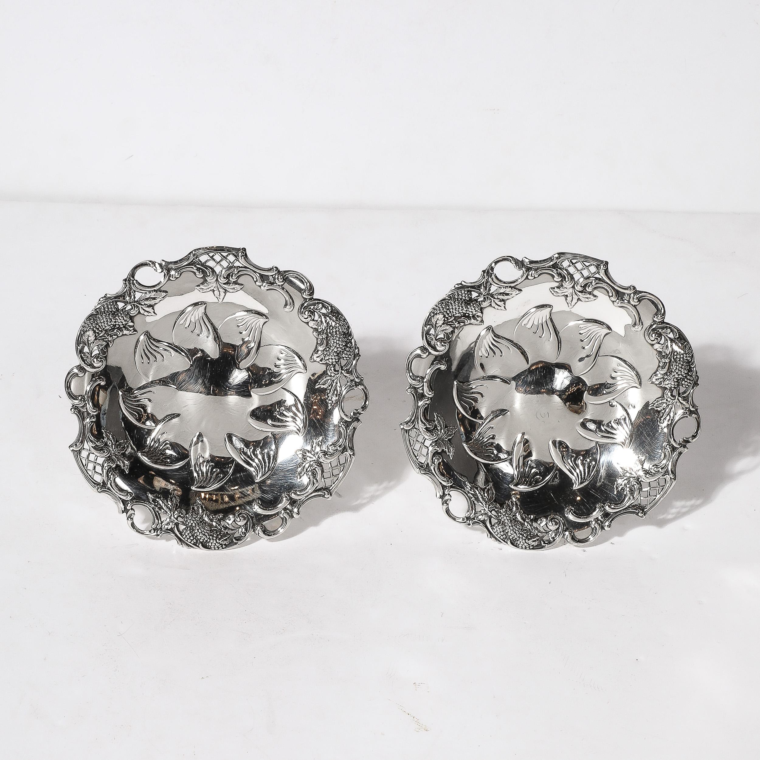 Late 19th Century Pair of Tiffany and Co. Sterling Silver 