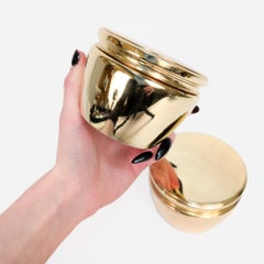 Paar von Tiffany & Co. Vergoldete Sterling Silber Dosen, Nr. 21618