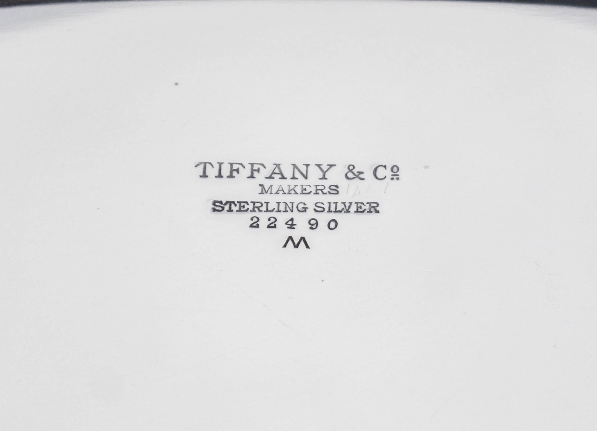 Pair of Tiffany Sterling Silver Mid-Century Bowls 1
