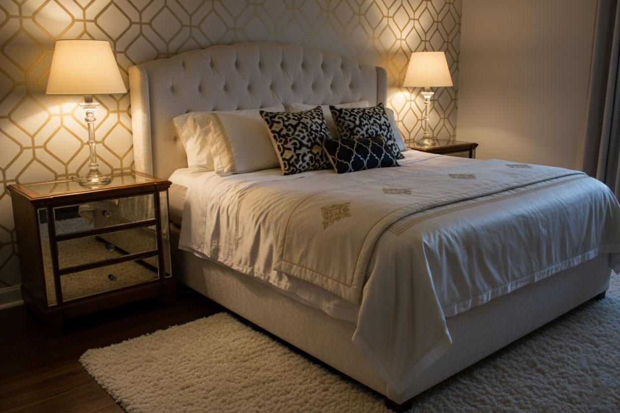 Pareja de lámparas de mesa Tiffany de Ingo Maurer y Val St. Lambert 1969 en venta 2