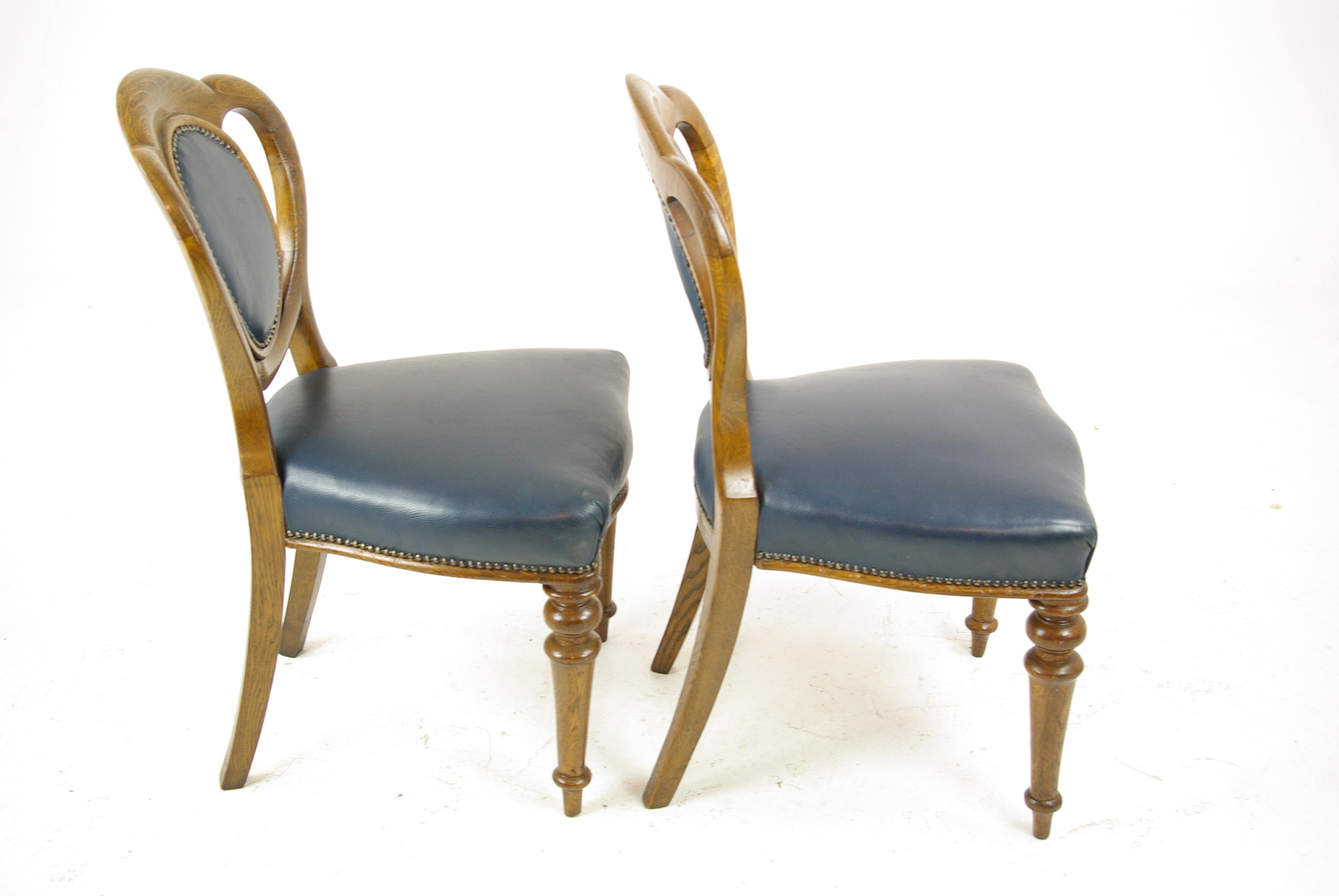 Pair of Tiger Oak Office Chairs, Desk Chairs, Office Chairs, Scotland, B1320 2