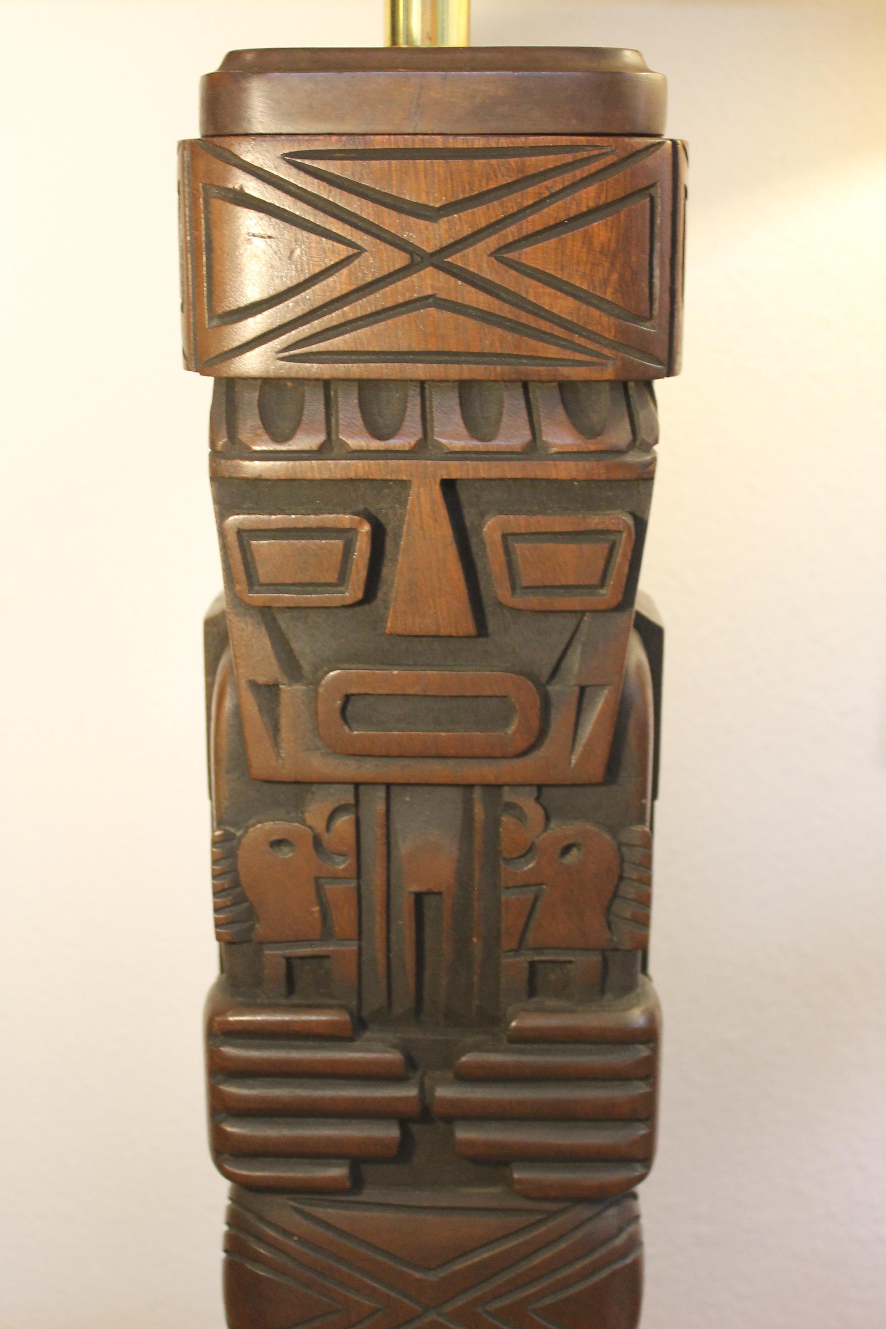 Pair of Tiki Lamps 1