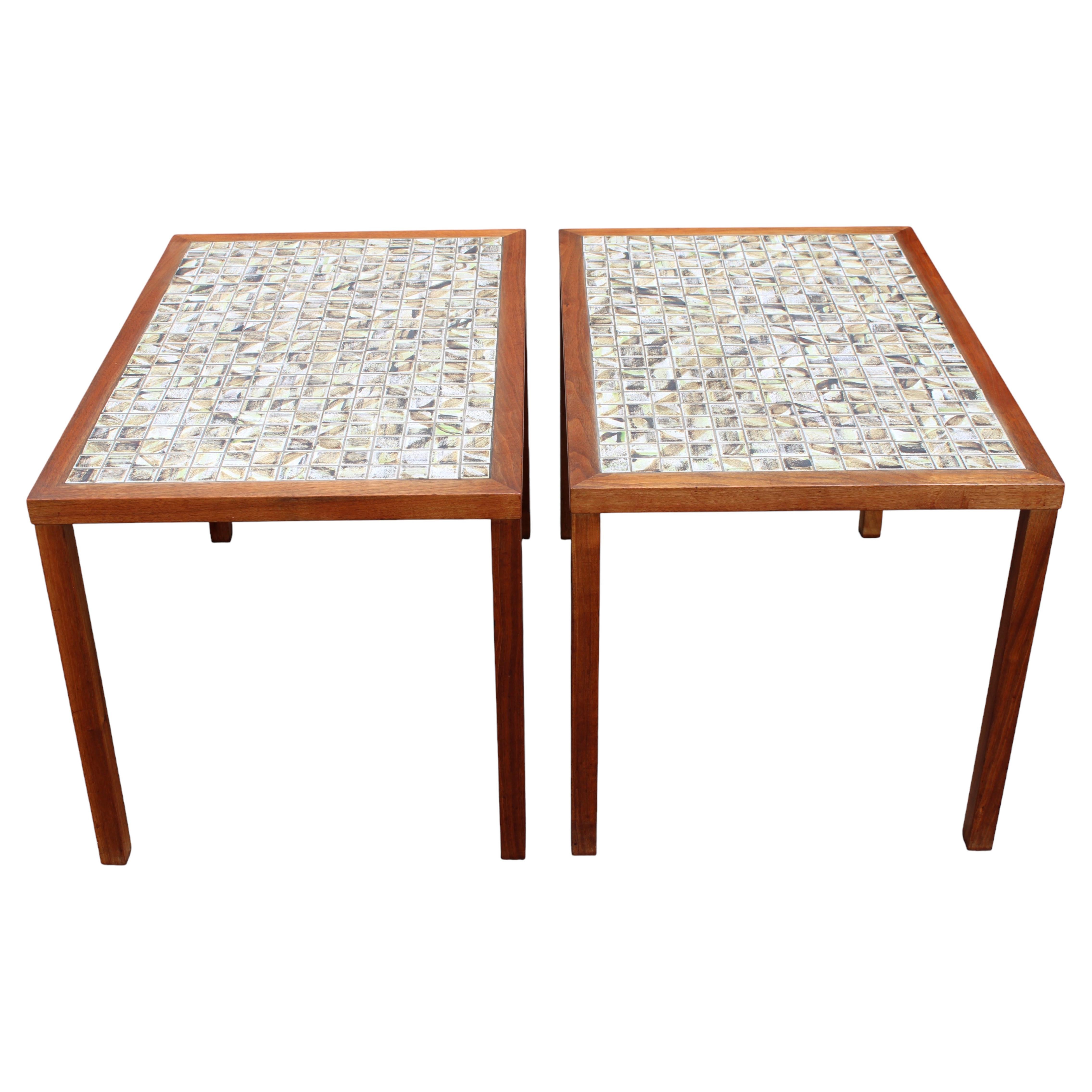 Pair of Tile Tables by MARTZ