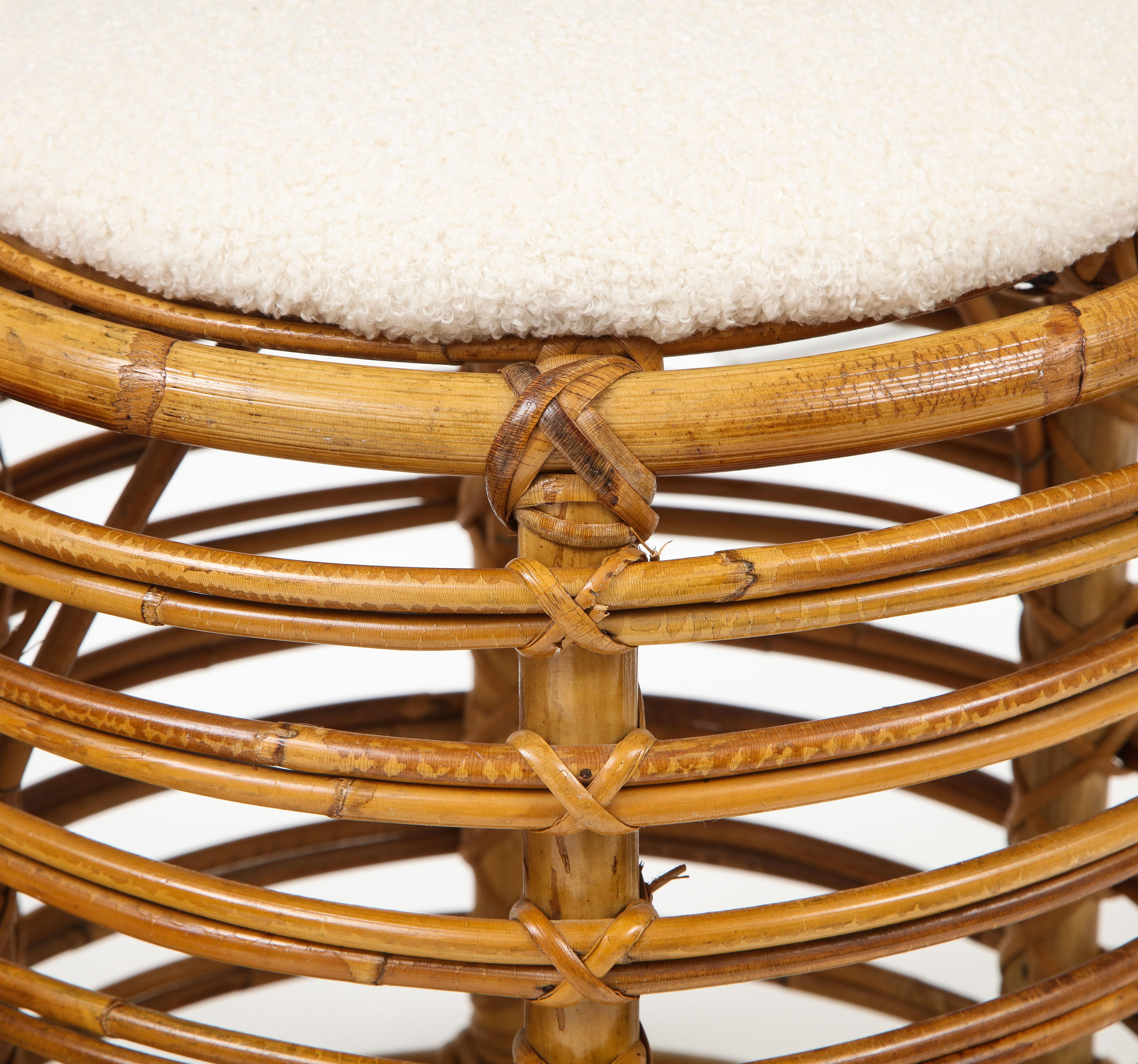 Pair of Tito Agnoli Cane Stools, Italy, 1960 3