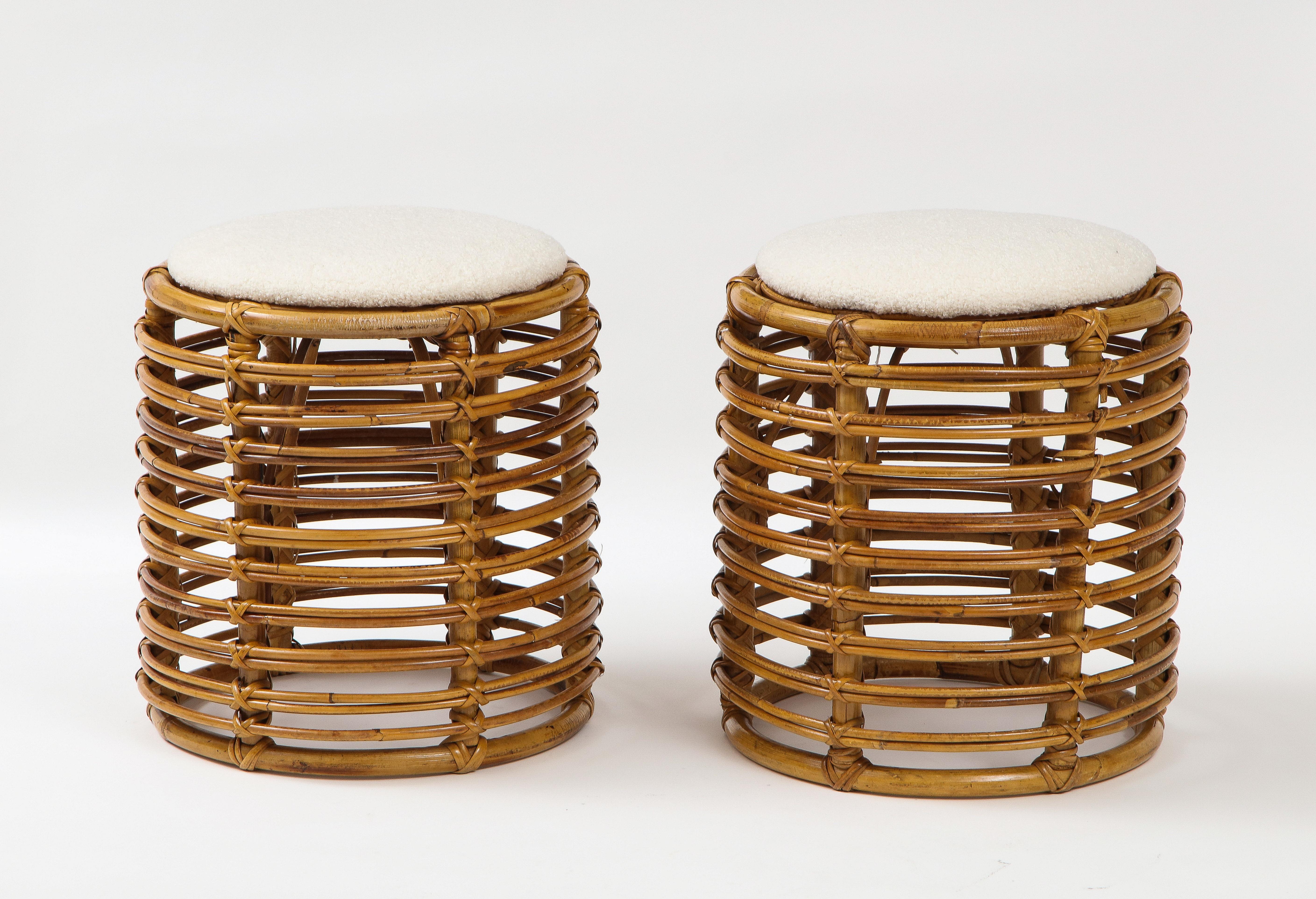 Pair of Tito Agnoli Cane Stools, Italy, 1960 1