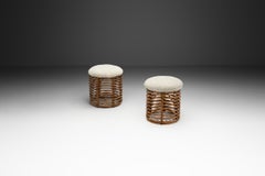 Pair of Tito Agnoli Footstools, Italy 1960s