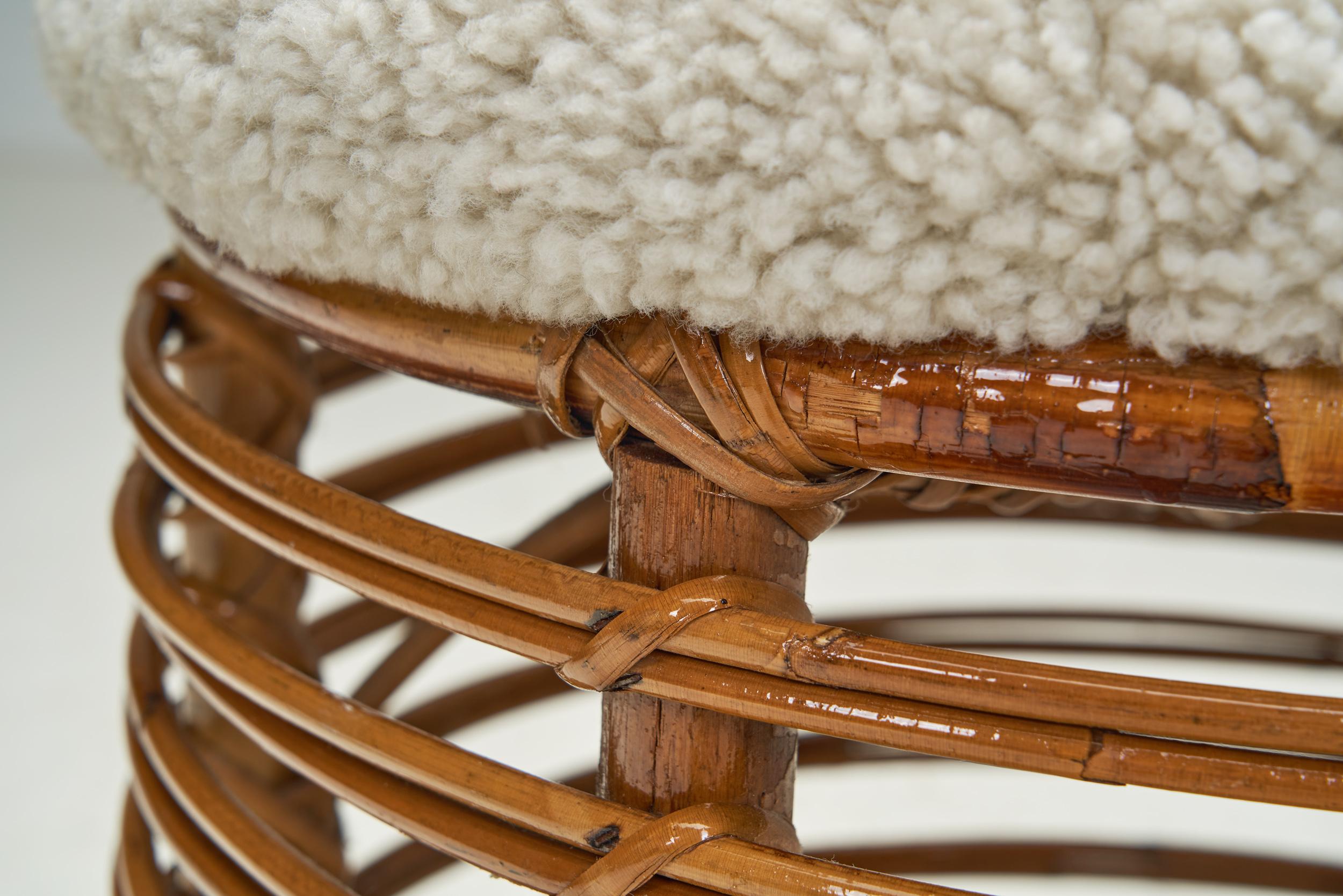 Paar Tito Agnoli Fußhocker, Italien 1960er Jahre im Angebot 1