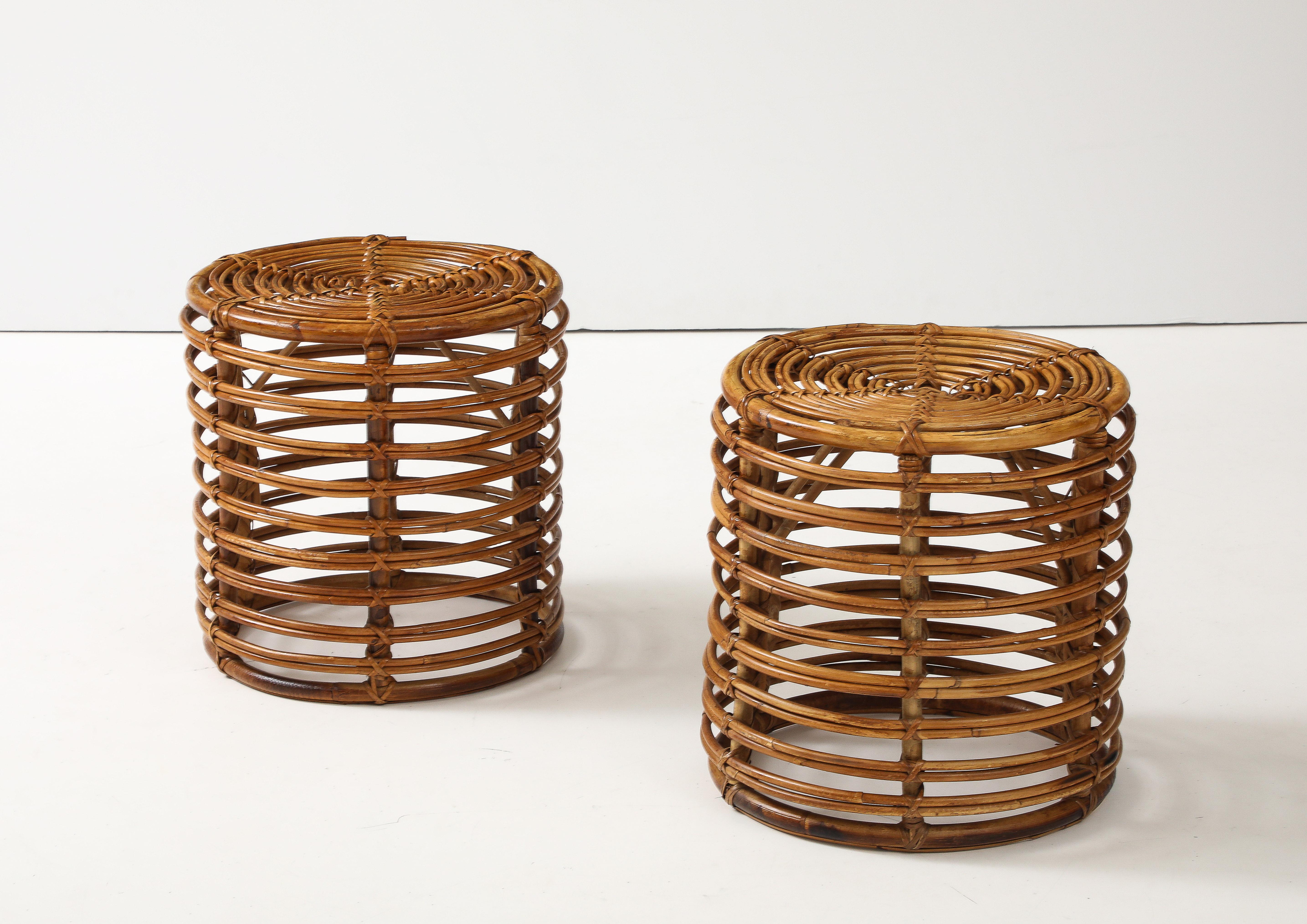Mid-Century Modern Pair of Tito Agnoli Stools 3 For Sale