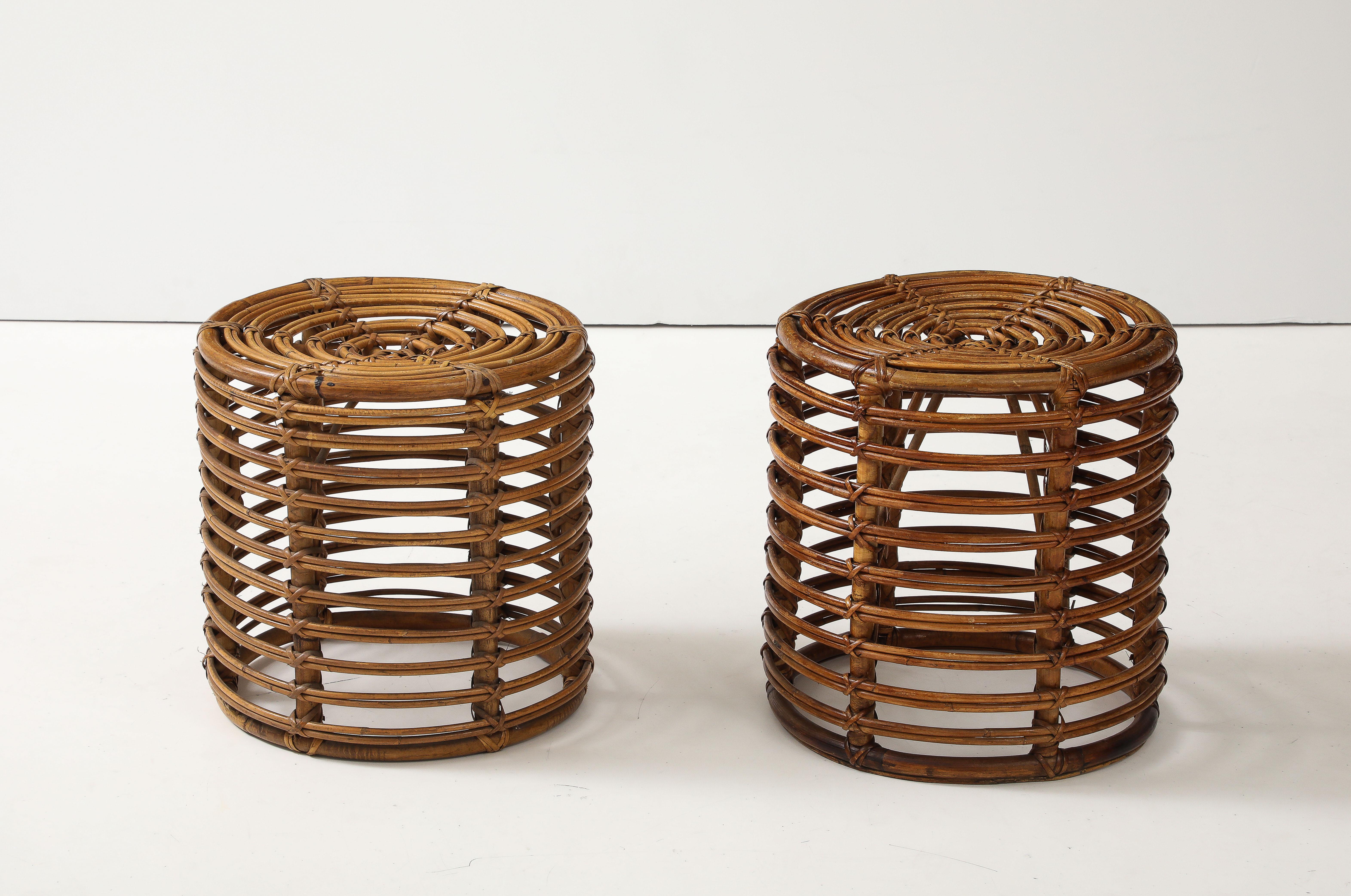 Mid-20th Century Pair of Tito Agnoli Stools 3 For Sale