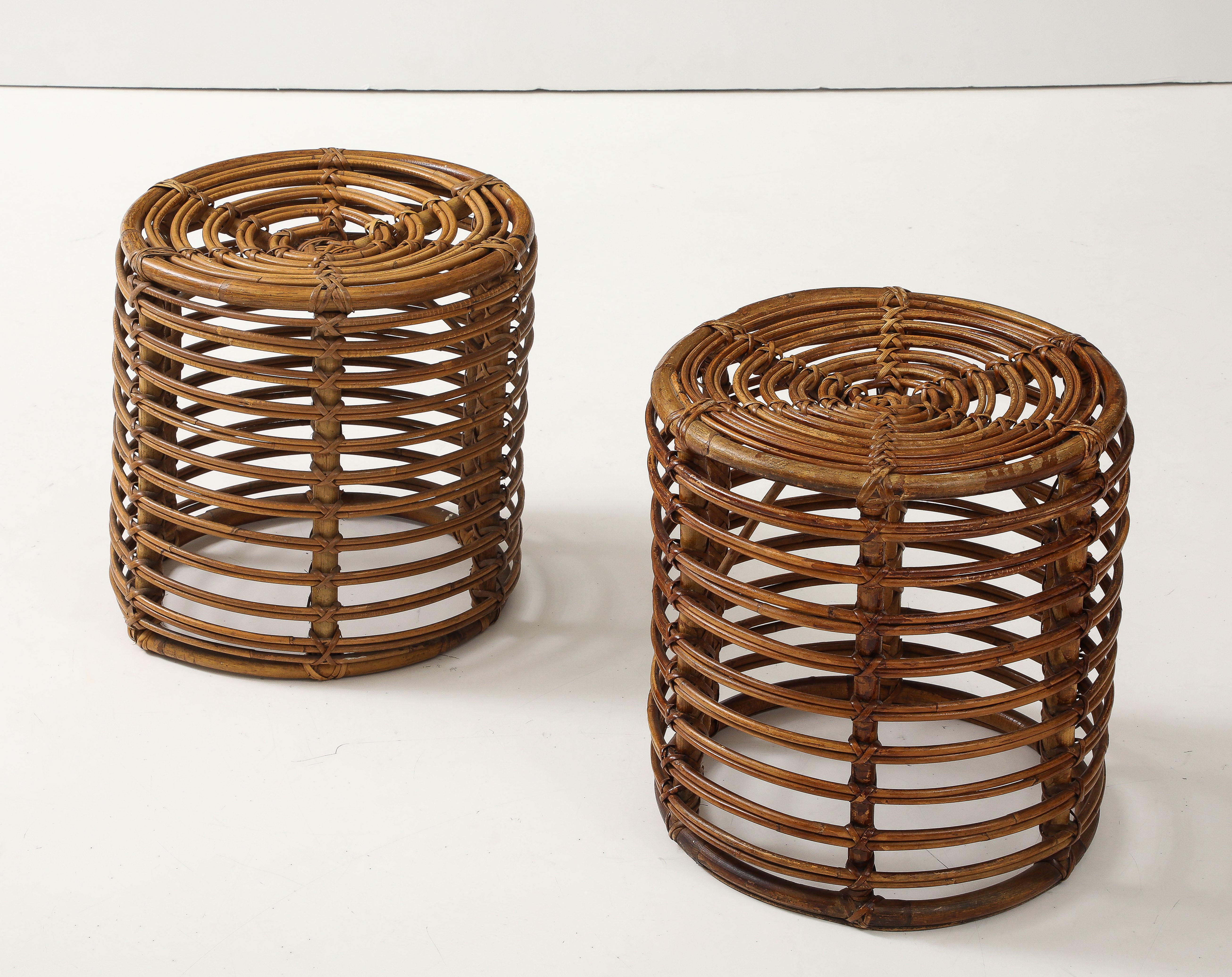 Pair of Tito Agnoli Stools 4 In Good Condition For Sale In Brooklyn, NY
