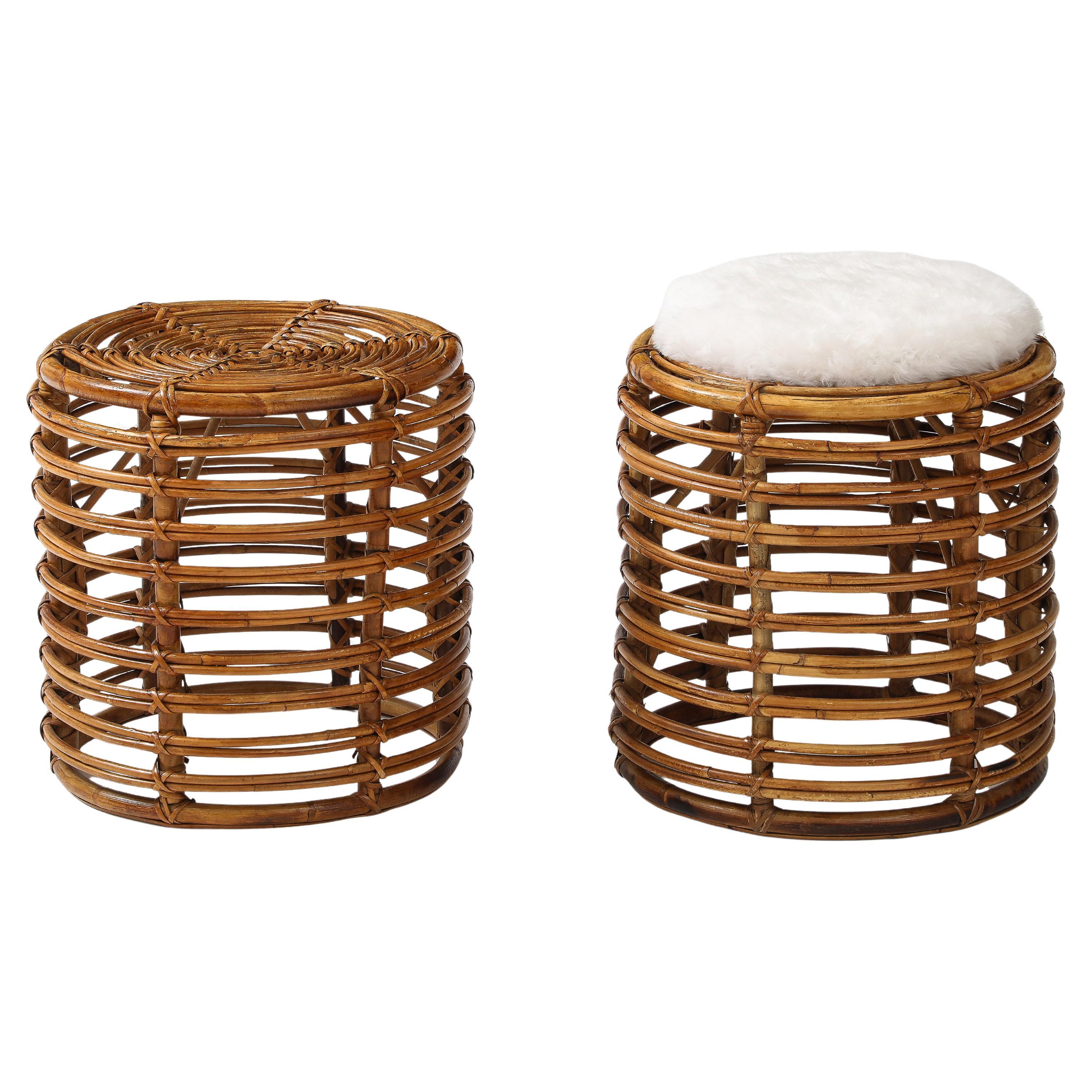Pair of Tito Agnoli Stools For Sale