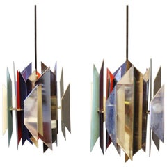 Retro Pair of "Tivoli" Pendants by Simon Henningsen and Lyfa, 1960s