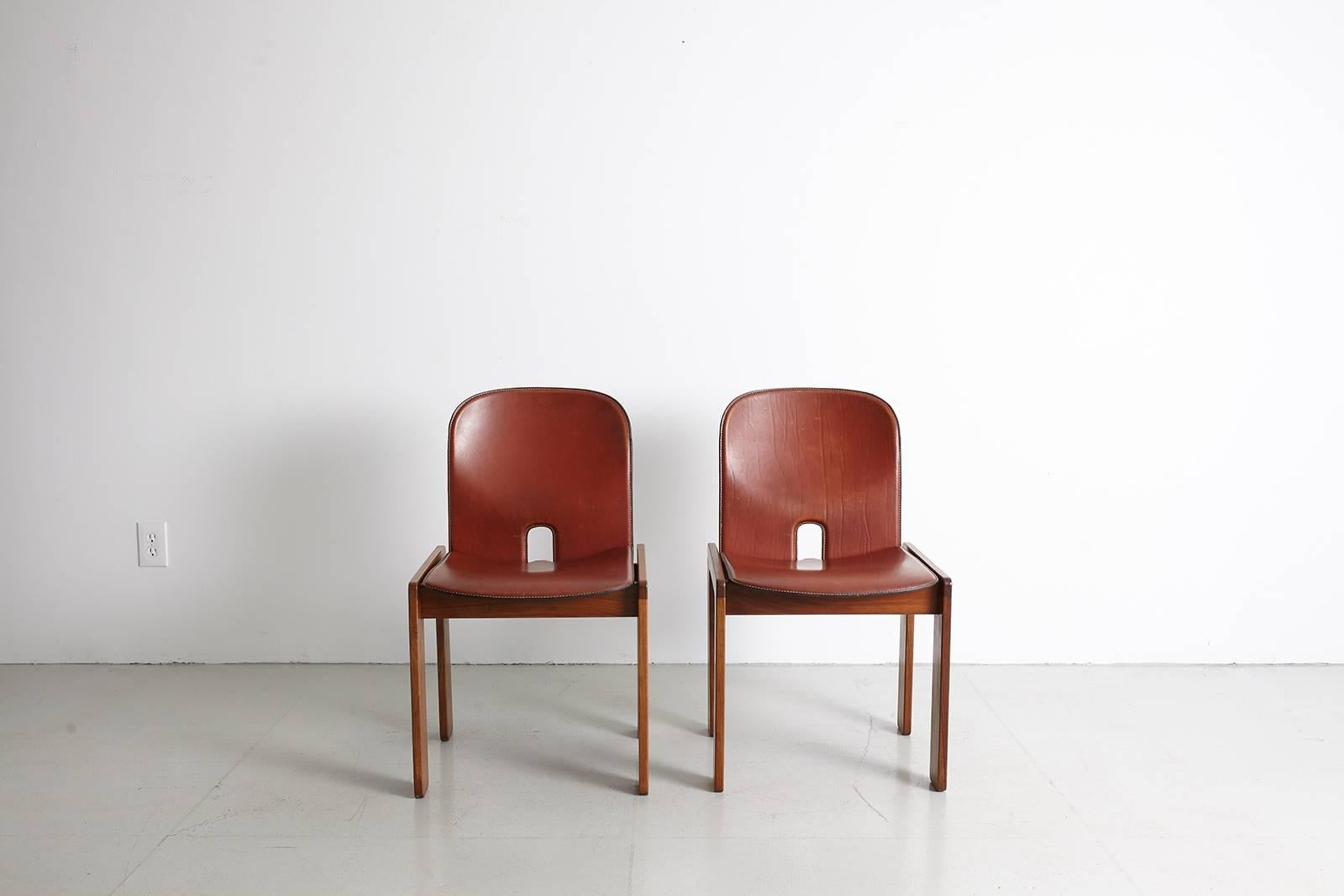 Pair of Tobia Scarpa Dining Chairs 3