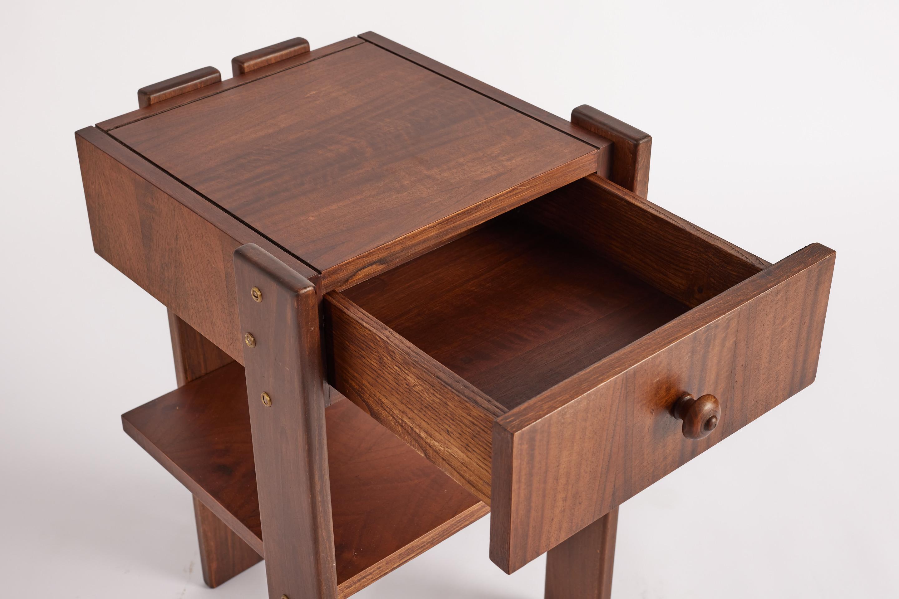 Pair of Tobia Scarpa Style Nightstands 4