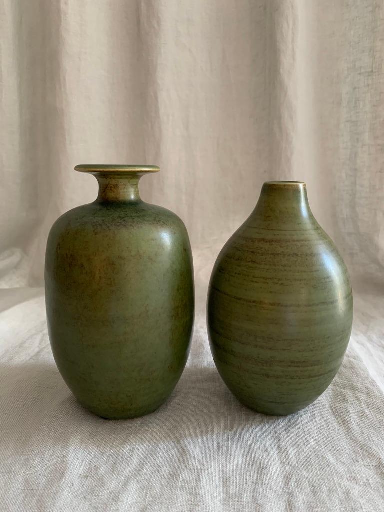 Mid-20th Century Pair of TOBO vases For Sale