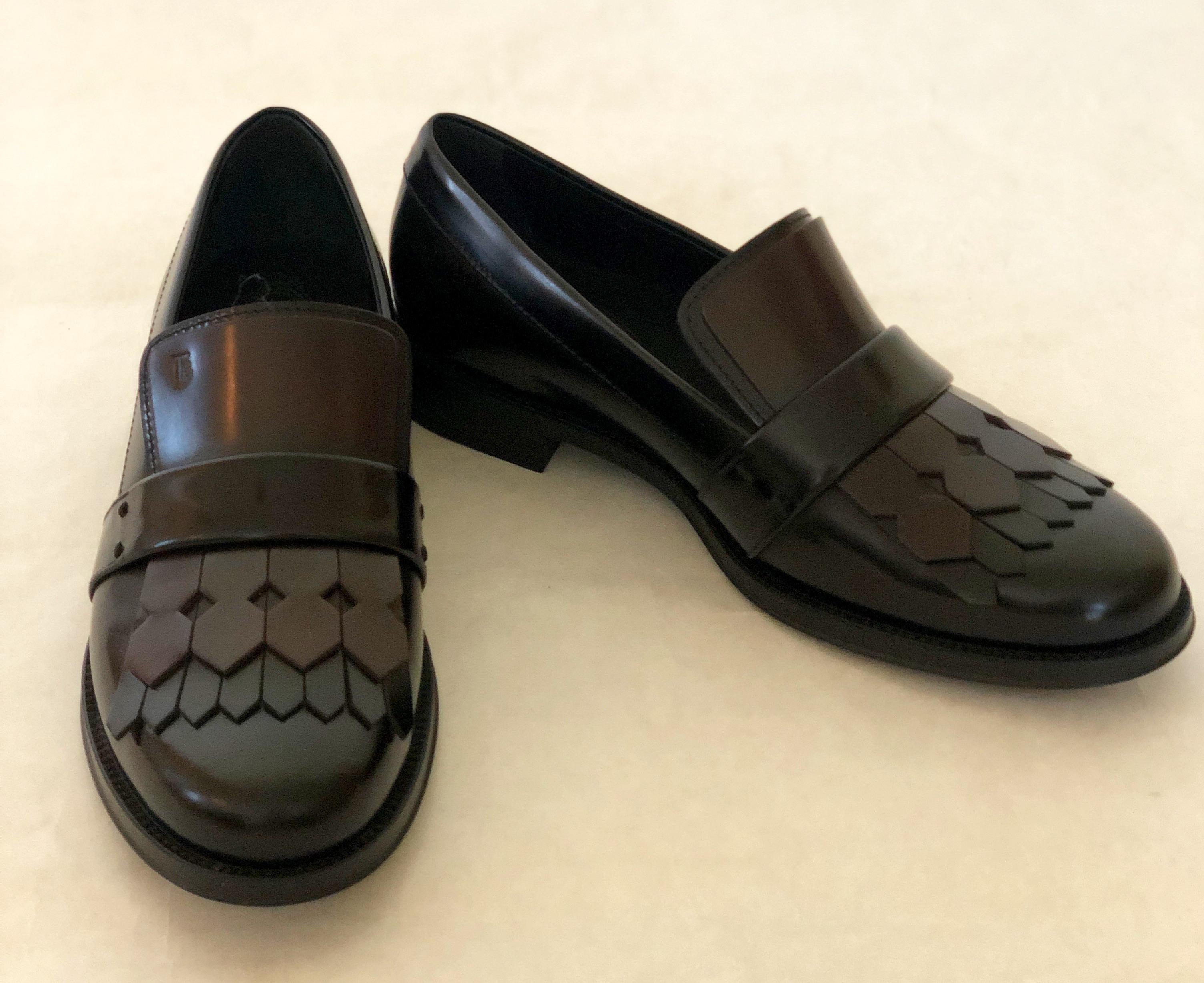 cordovan leather loafers