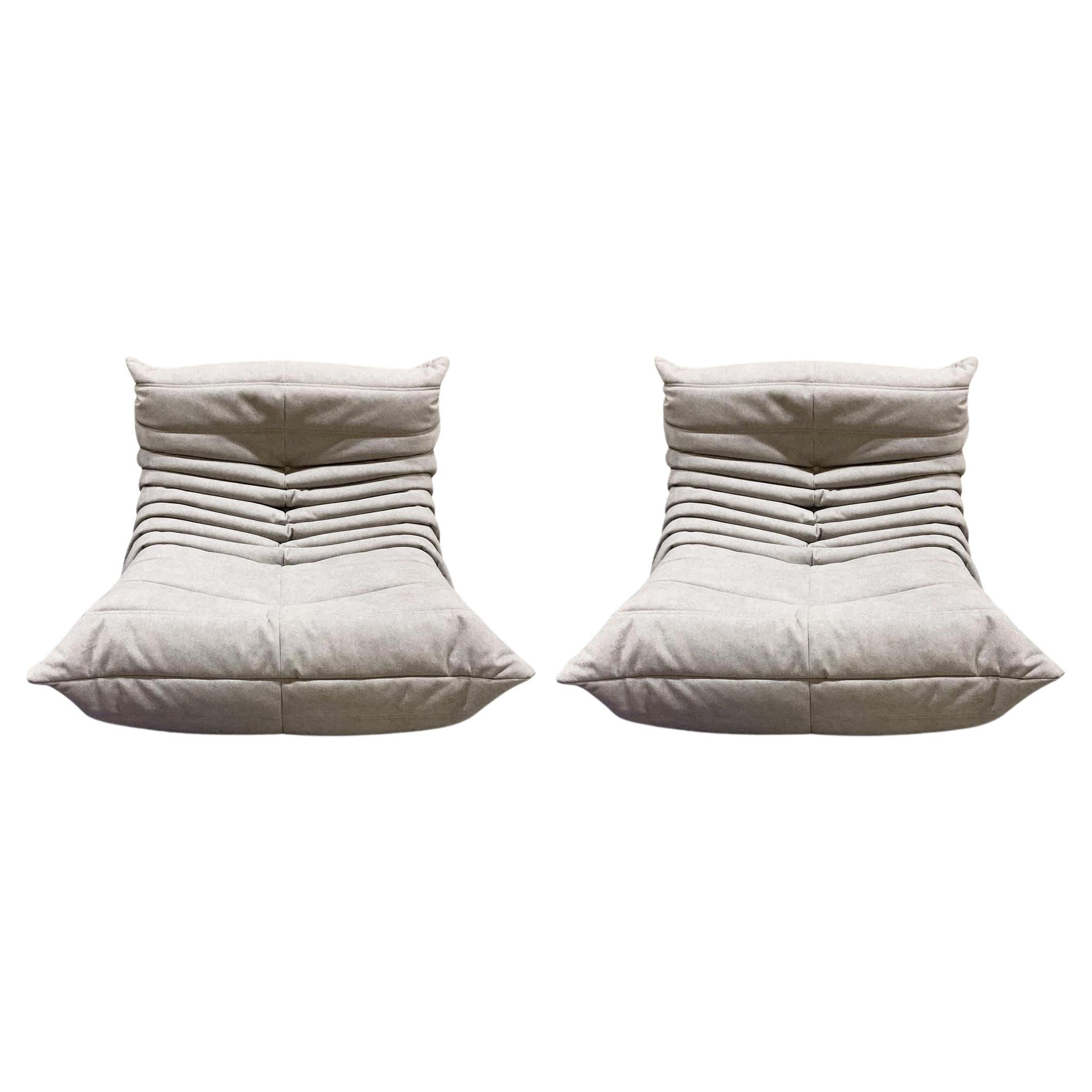 Coppia di sedie da camino Togo di Ligne Roset