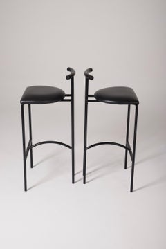 Pair of "Tokyo" bar stools by Rodney Kinsman