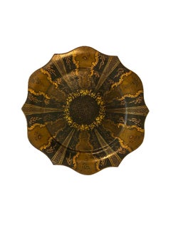 Antique English-tole chargers from Ann & Gordon Getty's antiquity collection