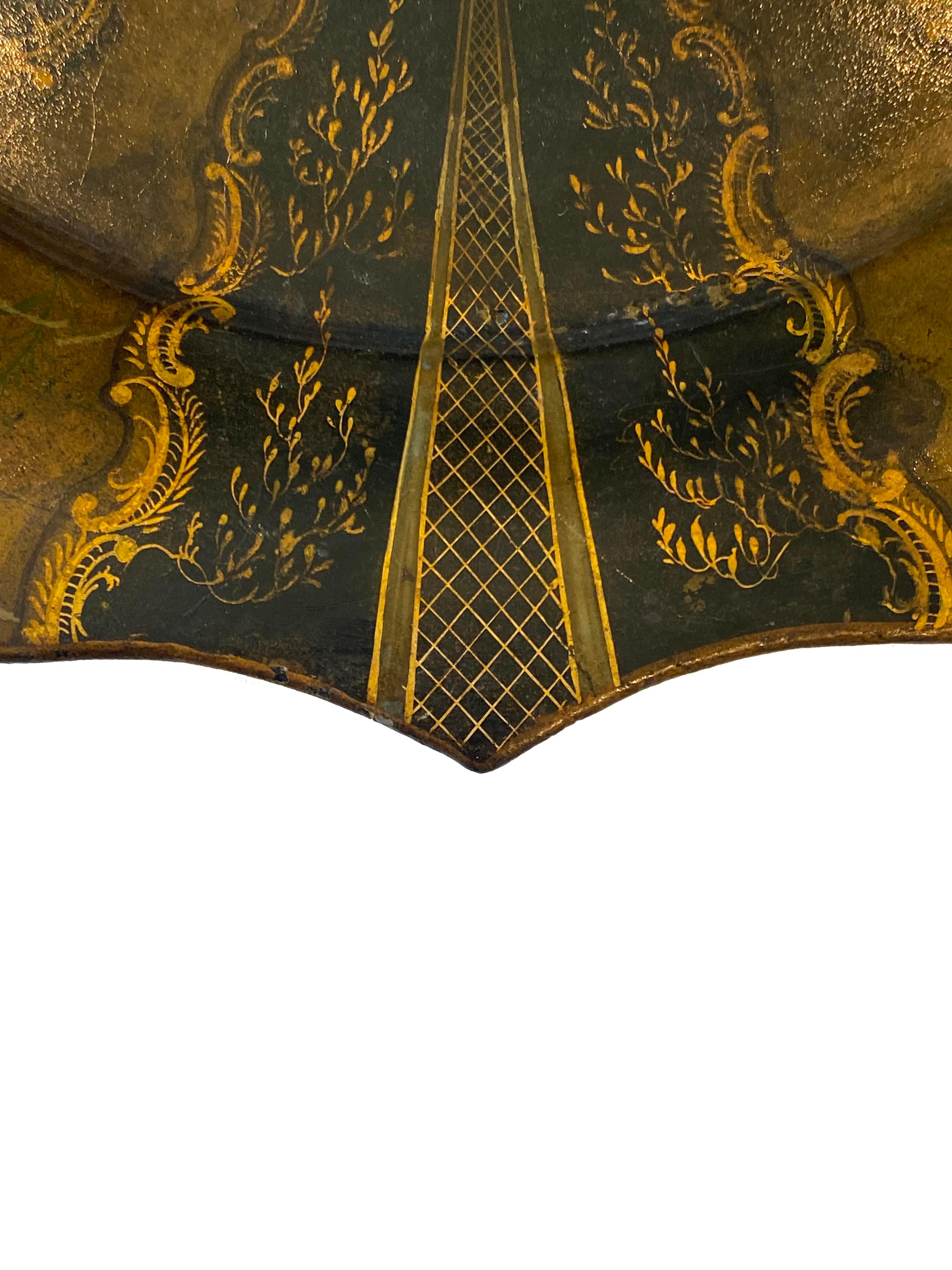 Par de Cargadores de Tole - De la Colección de Ann y Gordon Getty en Bueno estado para la venta en Scottsdale, AZ
