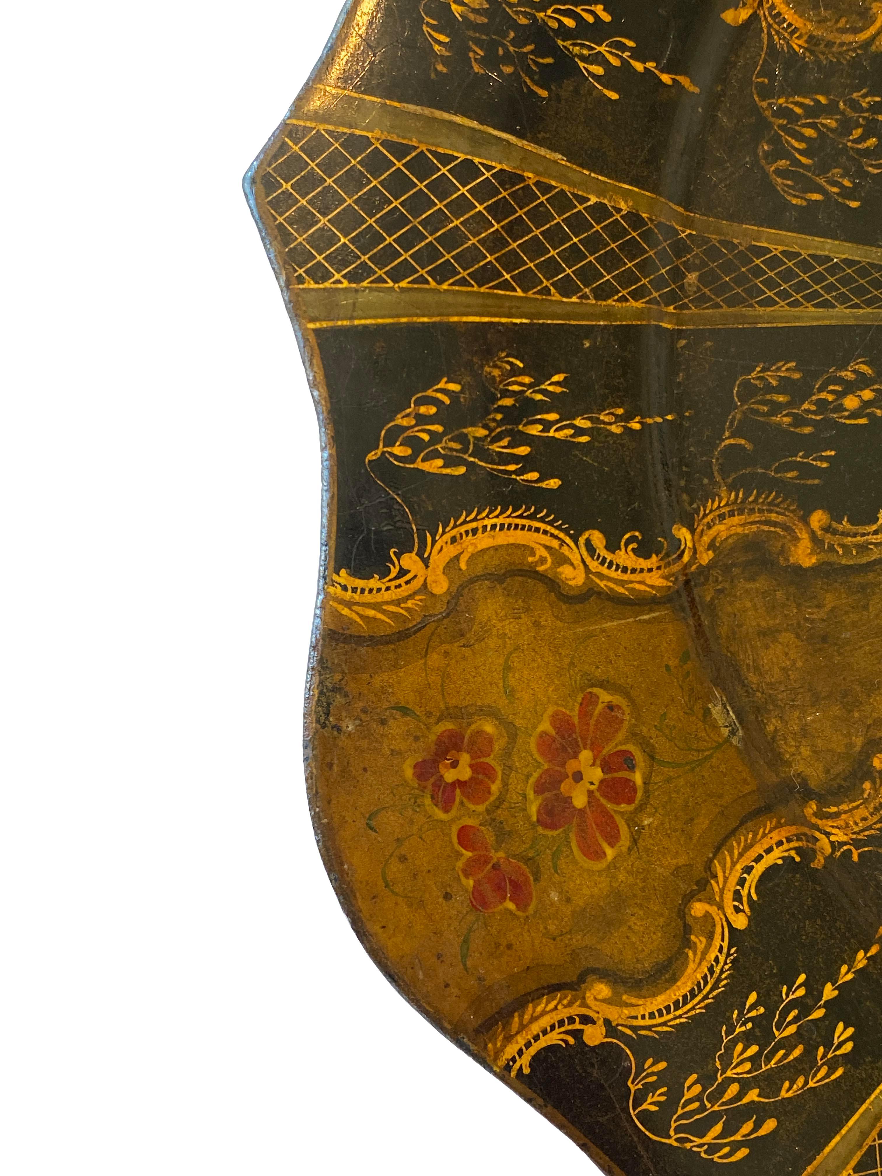 Par de Cargadores de Tole - De la Colección de Ann y Gordon Getty Estaño en venta