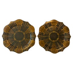 Pair of Tole Chargers - From the Collection of Ann & Gordon Getty