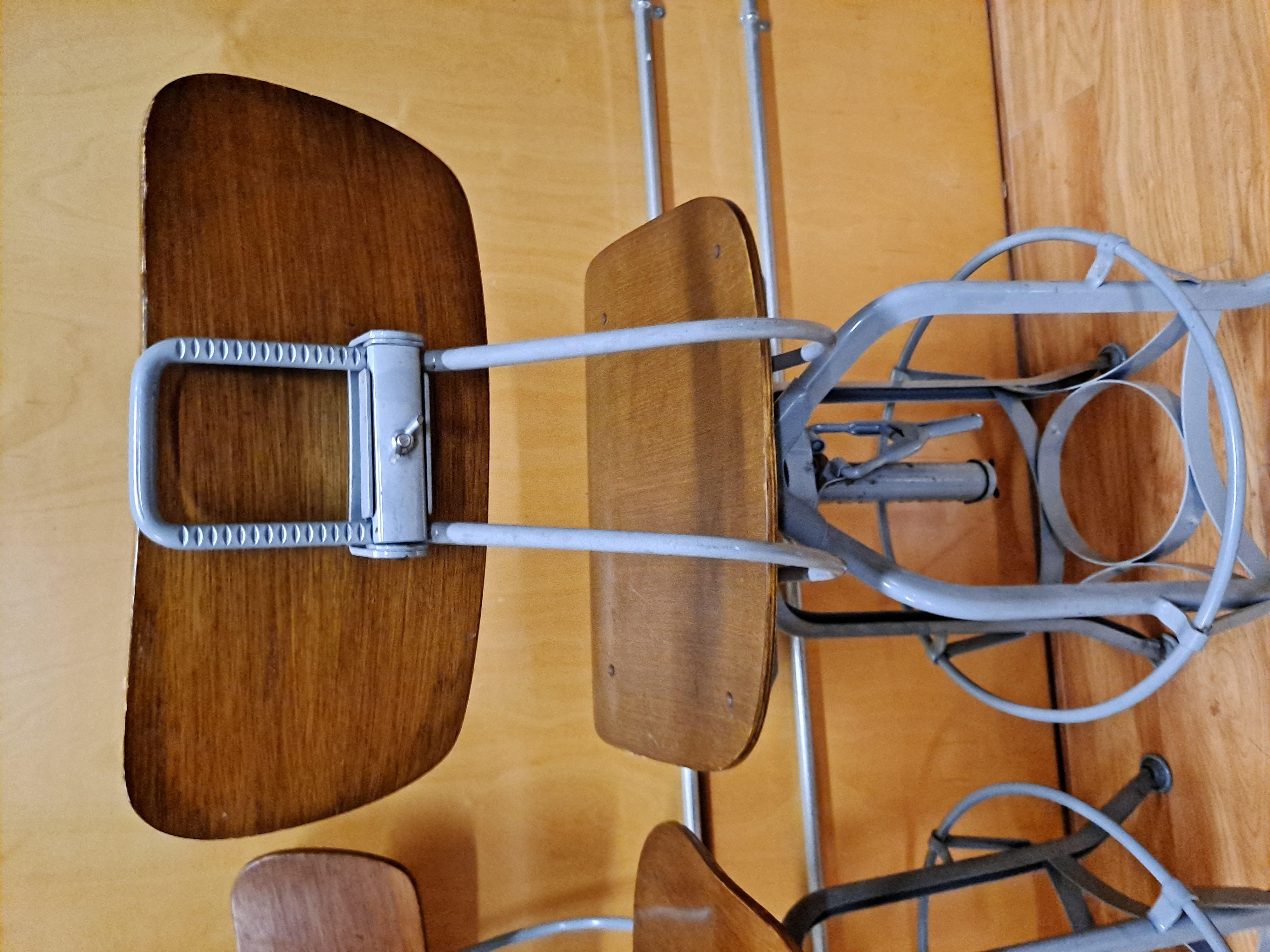 20th Century Pair of Toledo Style Drafting Chairs