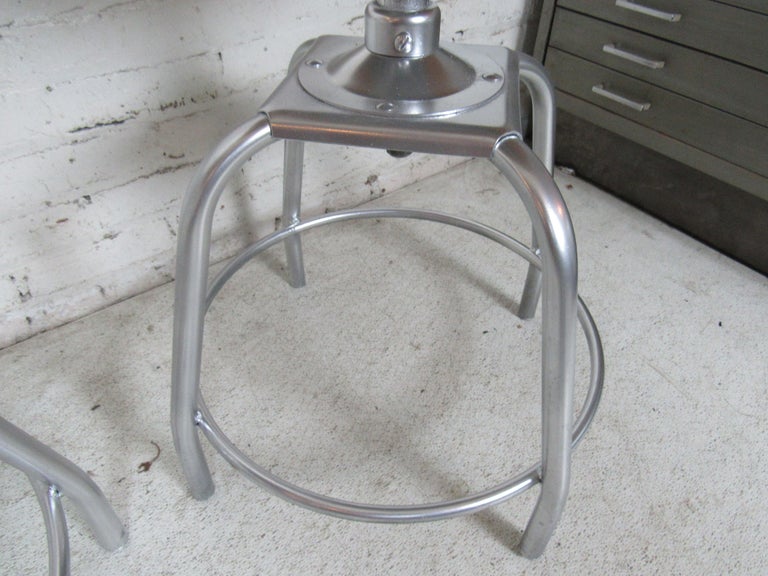 Mid-20th Century Pair of Toledo Style Stools For Sale