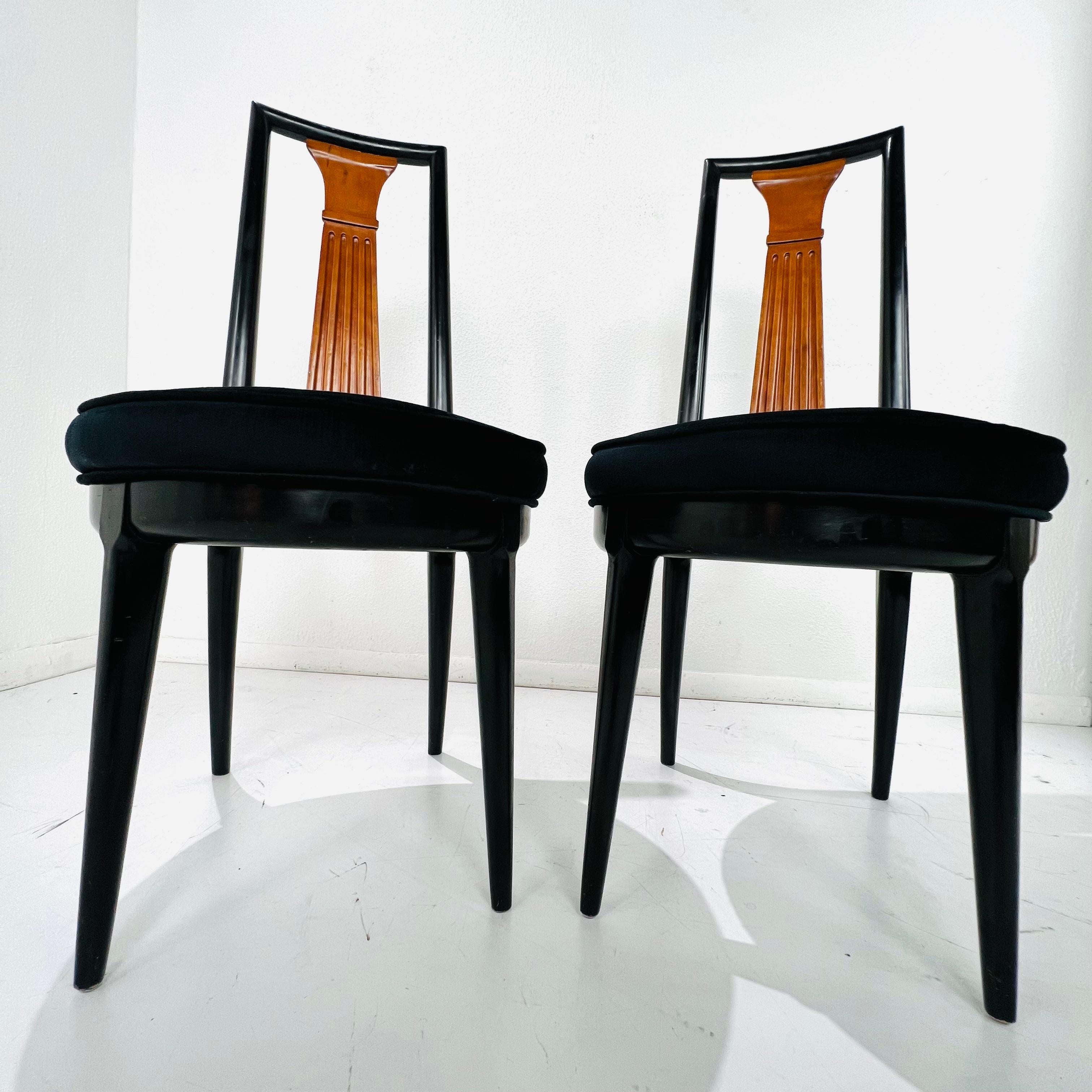 Pair of Tomlinson “Sophisticate Collection” No.63 Dining Chairs For Sale 10