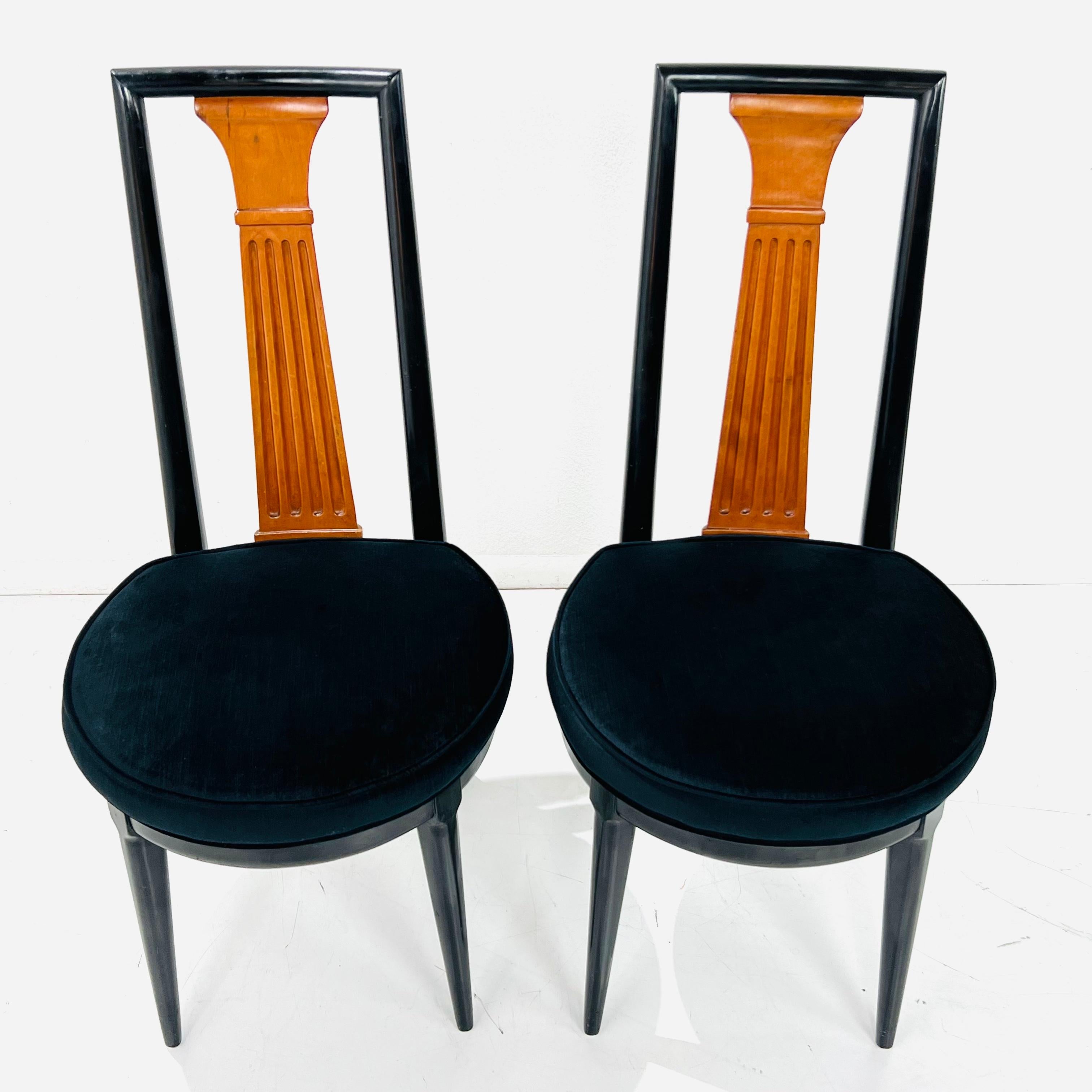 Pair of Tomlinson “Sophisticate Collection” No.63 Dining Chairs For Sale 1